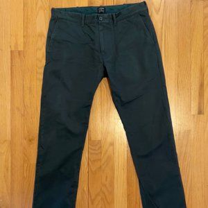 J Crew Driggs Green Chino 32x34
